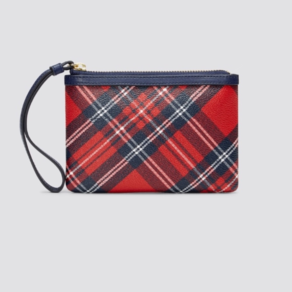 Draper James Plaid Wristlet
